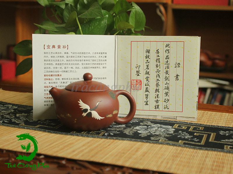 Ấm Tử Sa Tây Thi Tùng Hạc Diên Niên ATS1133